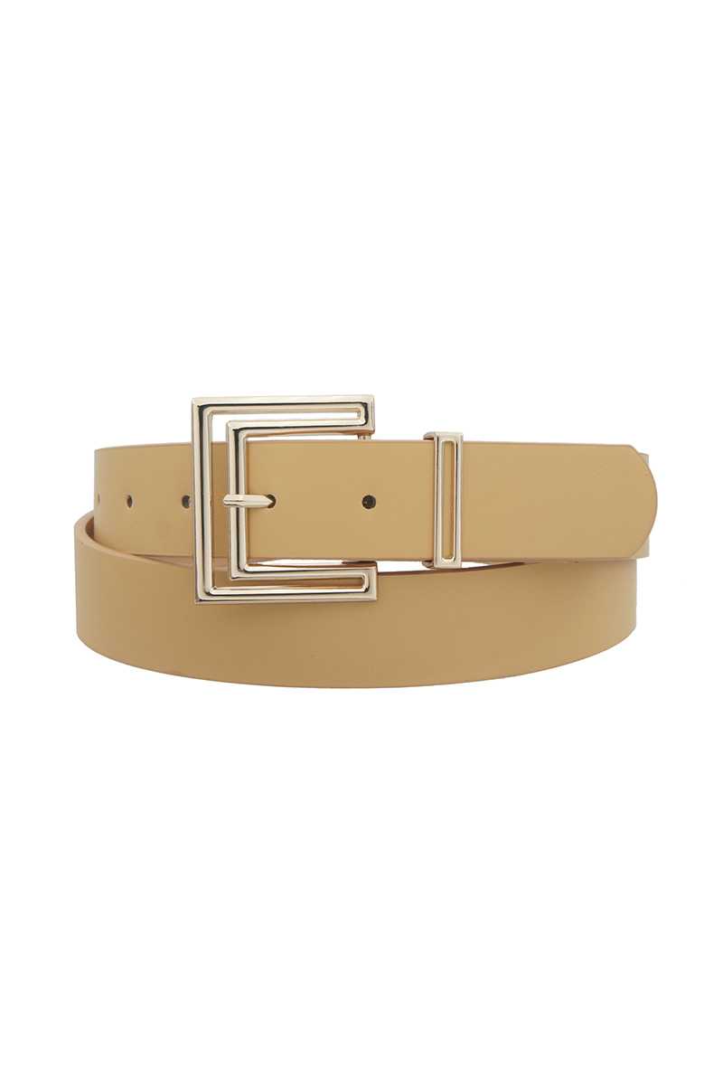 Outline Cutout Square Buckle Belt-Teresa&#39;s Fashionista LLC