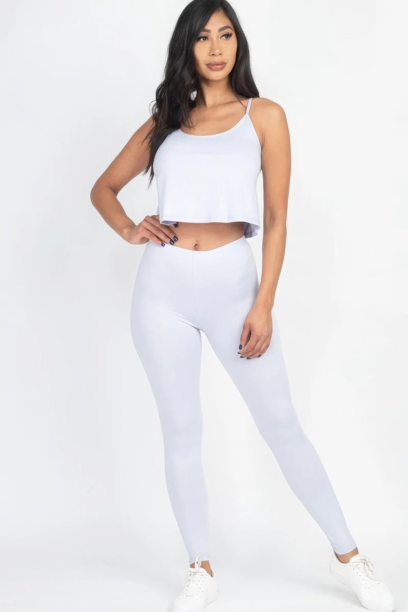 Cami Top And Leggings Set-Teresa&#39;s Fashionista LLC