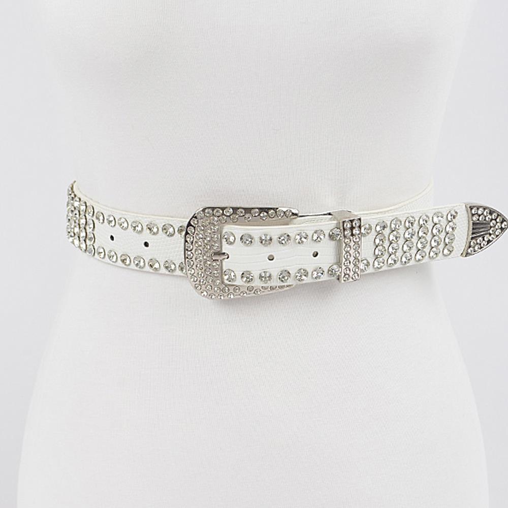 Studded Poly Belt-Teresa&#39;s Fashionista LLC