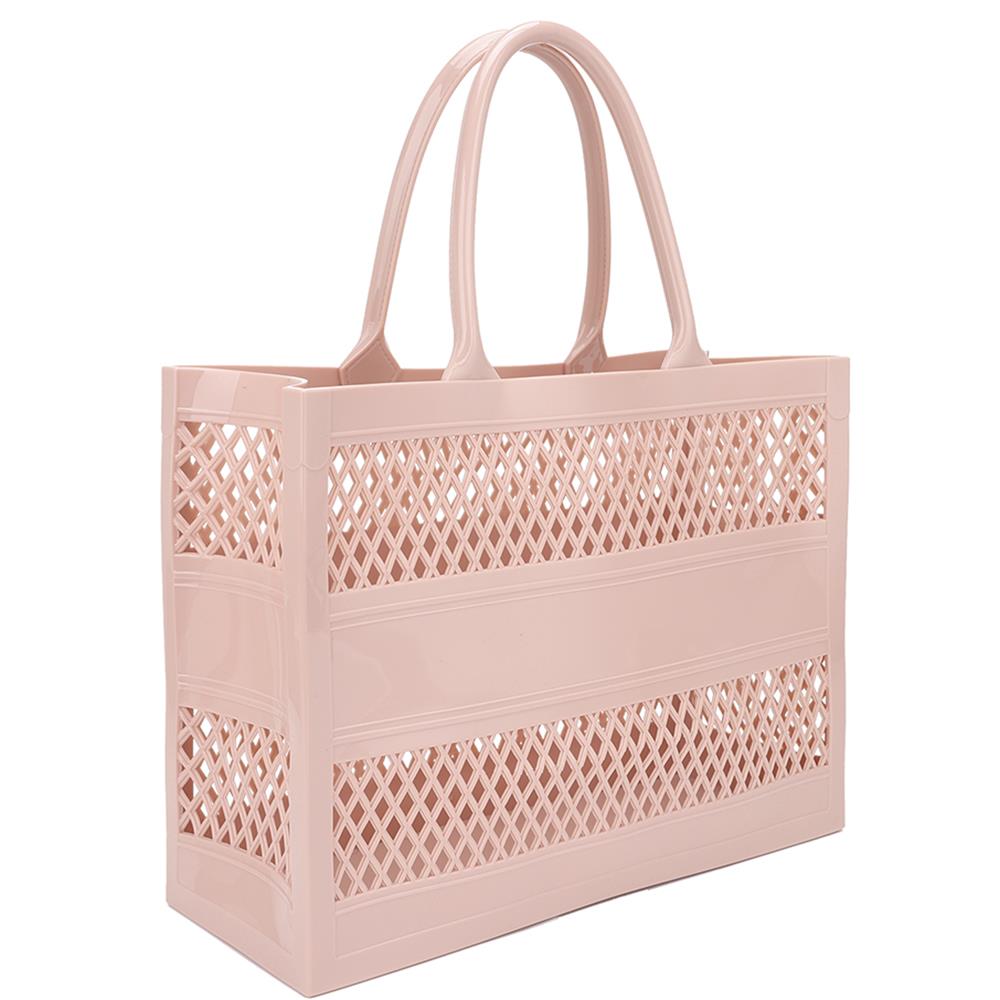 Smooth Vented Handle Tote Bag-Teresa&#39;s Fashionista LLC