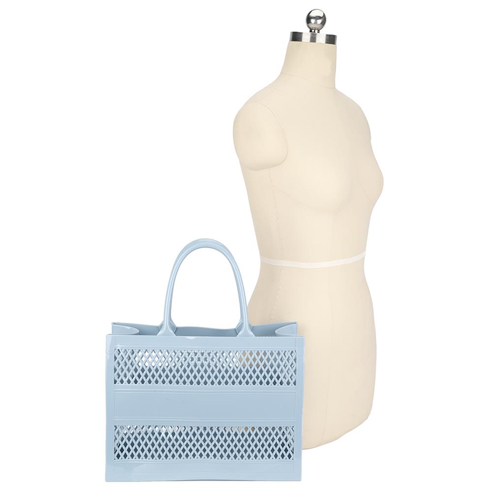 Smooth Vented Handle Tote Bag-Teresa&#39;s Fashionista LLC