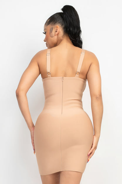 Sweetheart Wide Strap Bandage Dress-Teresa&#39;s Fashionista LLC