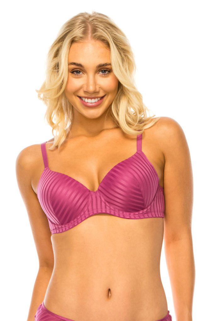 Stripe Lace Bra-Teresa&#39;s Fashionista LLC