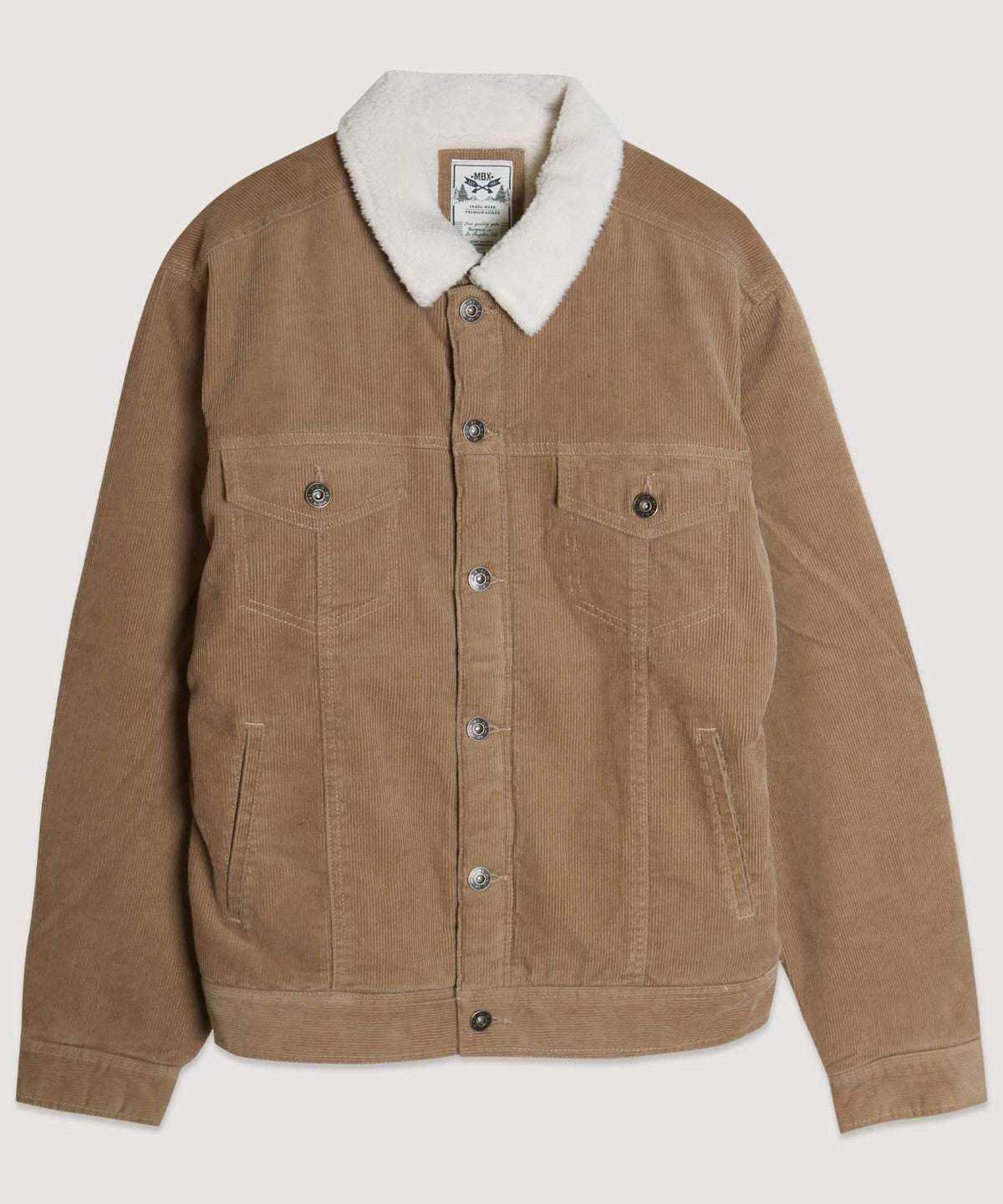 Casual Corduroy Lined Trucker Jacket-Teresa&#39;s Fashionista LLC