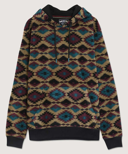 Aztec Diamond Print Hoodie-Teresa&#39;s Fashionista LLC