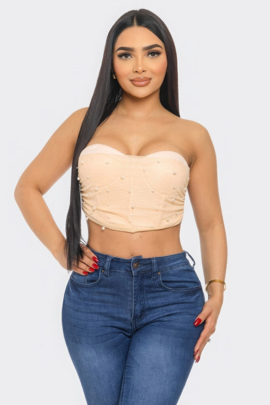 Mesh Tube Top-Teresa&#39;s Fashionista LLC