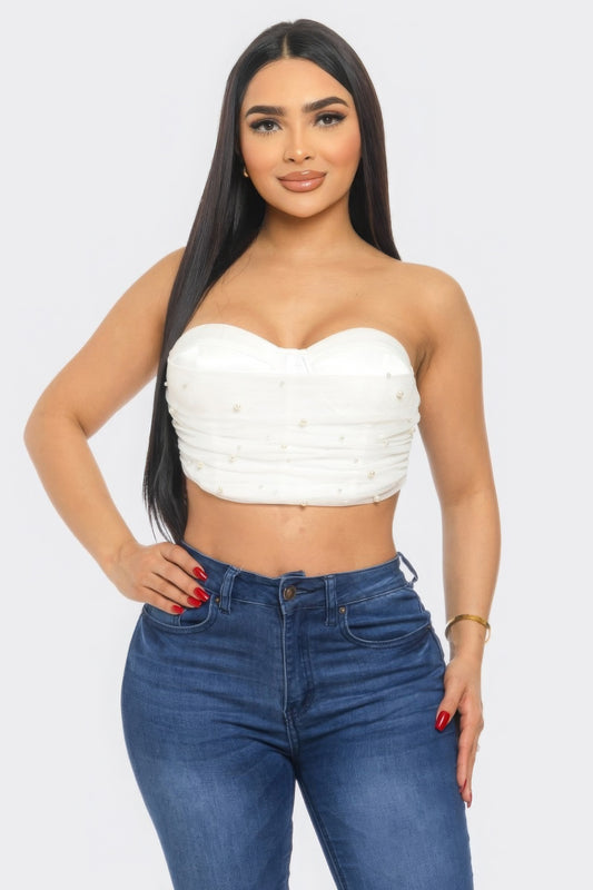 Mesh Tube Top-Teresa&#39;s Fashionista LLC