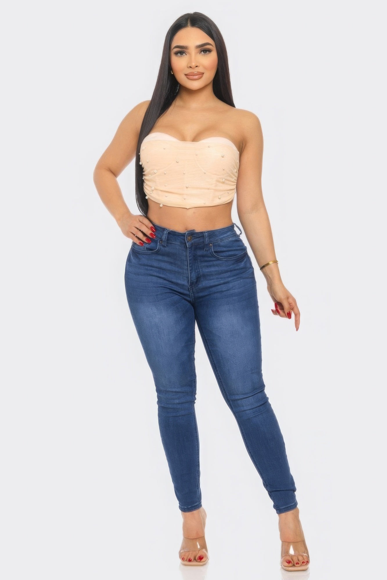 Mesh Tube Top-Teresa&#39;s Fashionista LLC