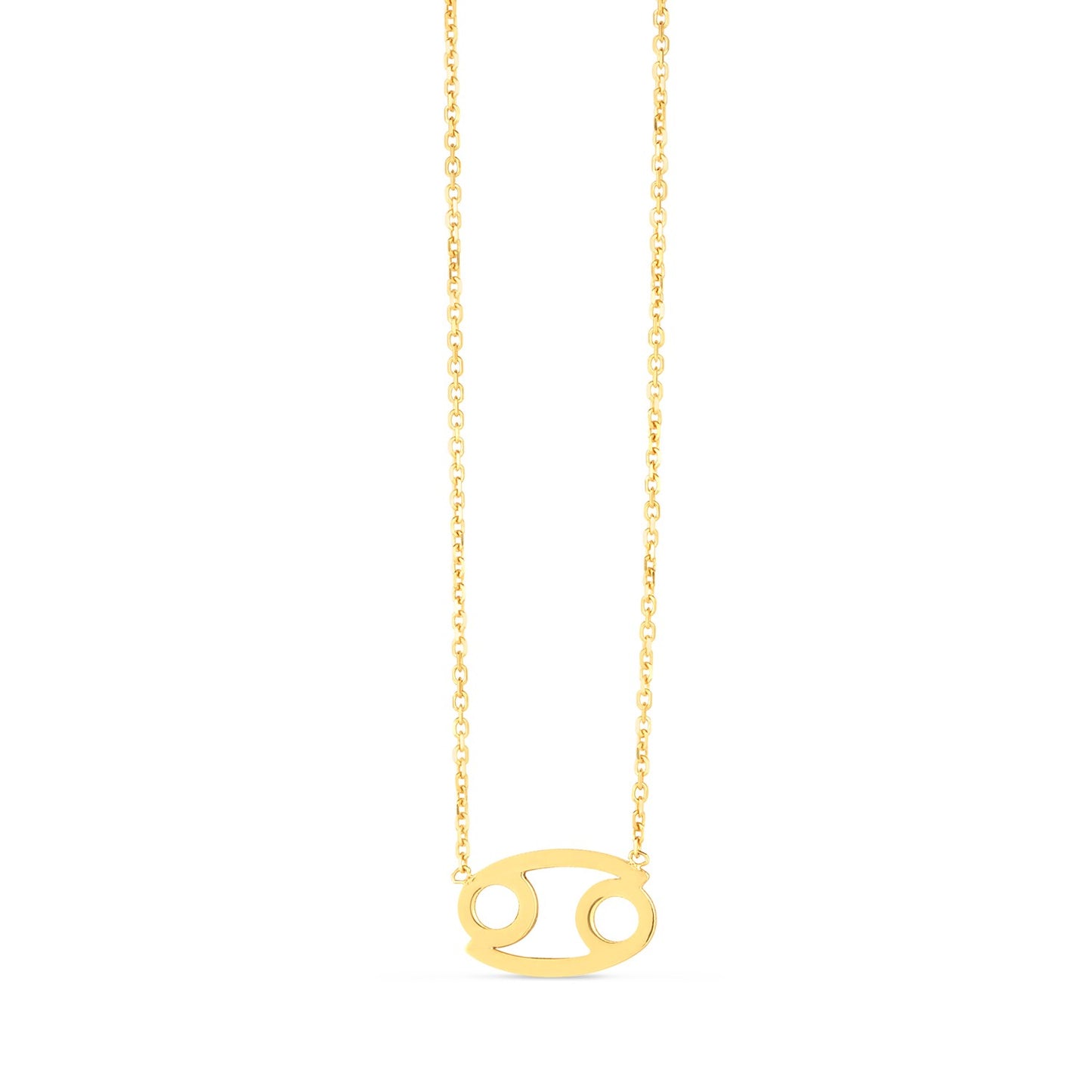 14K Yellow Gold Cancer Necklace-Teresa&#39;s Fashionista LLC