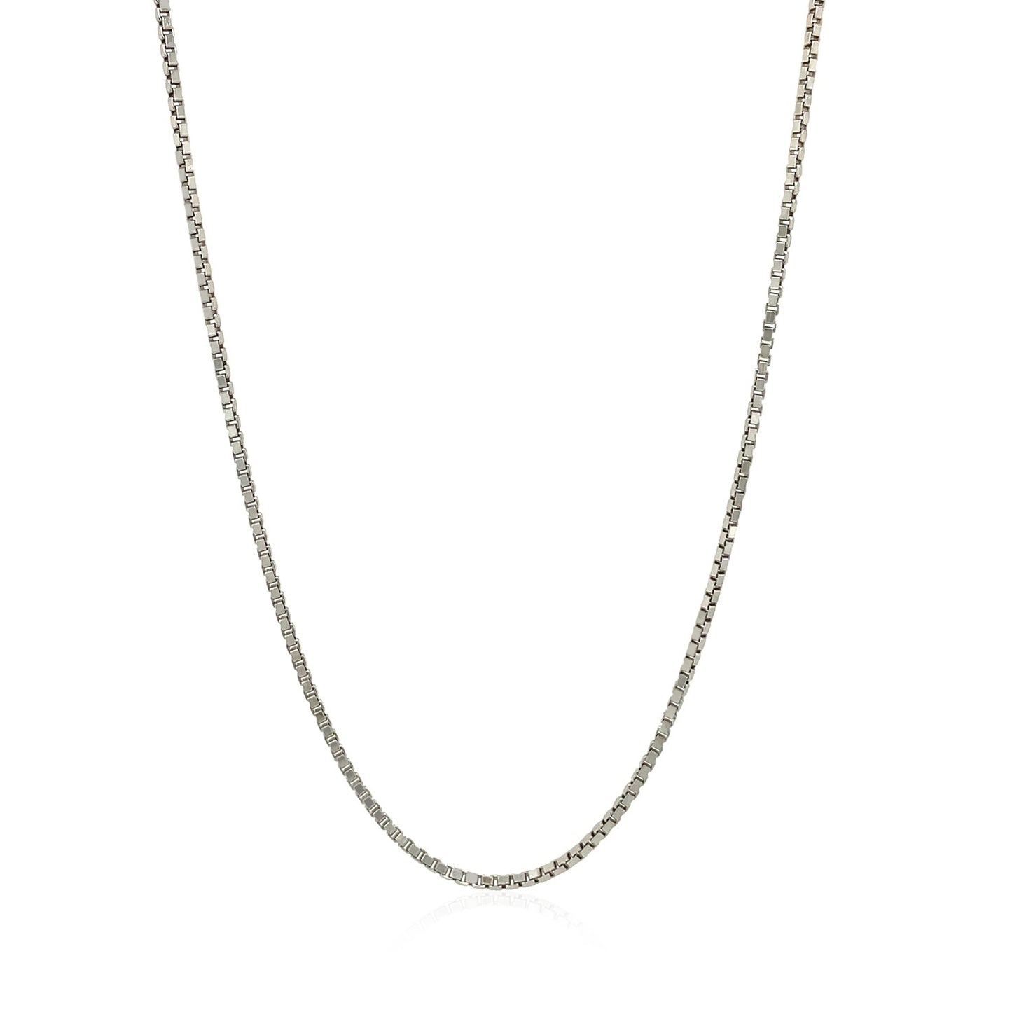 Sterling Silver 1.4mm Adjustable Box Chain-Teresa&#39;s Fashionista LLC