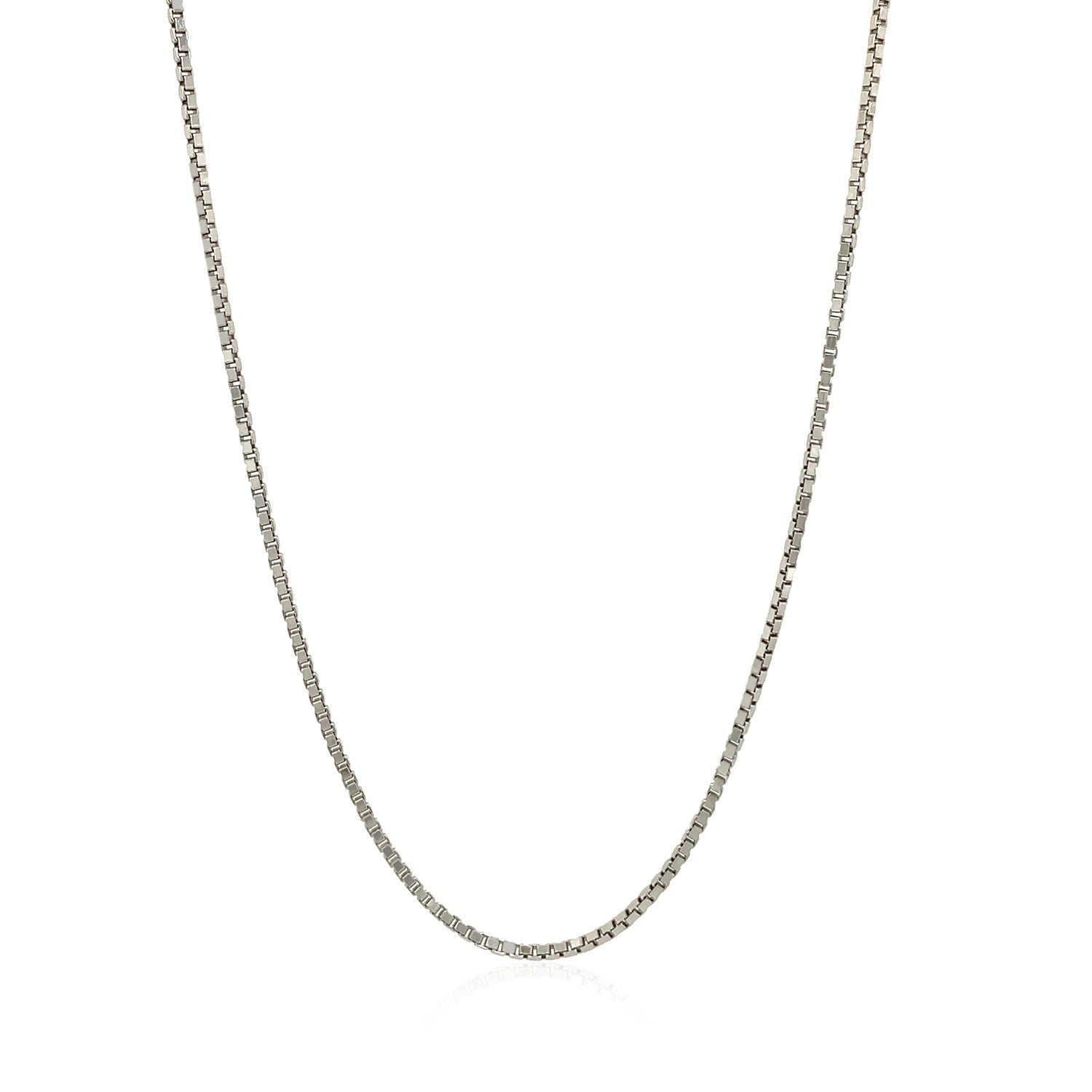 Sterling Silver 1.4mm Adjustable Box Chain-Teresa&#39;s Fashionista LLC