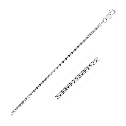 14k White Gold Ice Chain 1.3mm-Teresa&#39;s Fashionista LLC