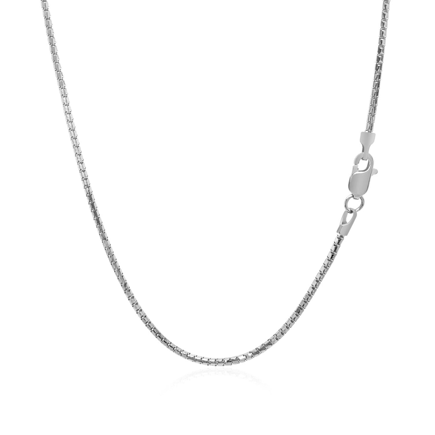 14k White Gold Ice Chain 1.3mm-Teresa&#39;s Fashionista LLC