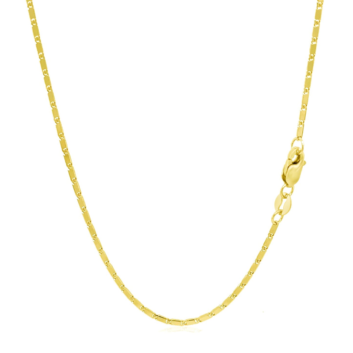 14k Yellow Gold Lumina Pendant Chain 1.0mm-Teresa&#39;s Fashionista LLC