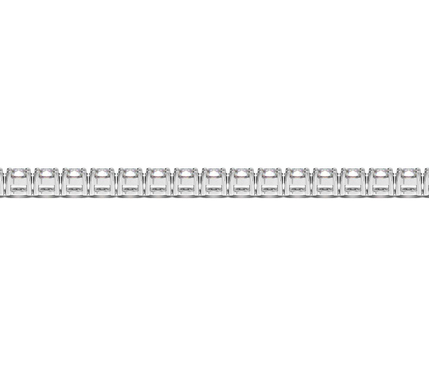 Lab Grown Round Diamond Tennis Bracelet in 14k White Gold (10 cctw F/G VS2/SI1)-Teresa&#39;s Fashionista LLC