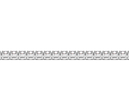 Lab Grown Round Diamond Tennis Bracelet in 14k White Gold (10 cctw F/G VS2/SI1)-Teresa&#39;s Fashionista LLC