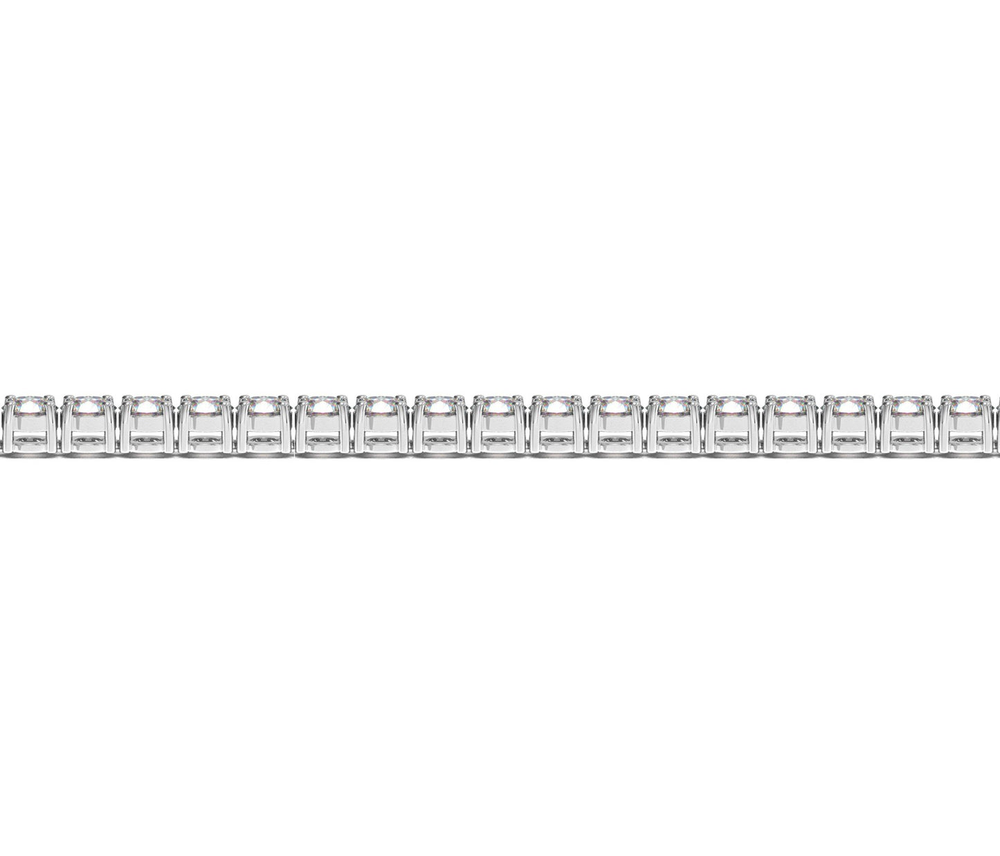 Lab Grown Round Diamond Tennis Bracelet in 14k White Gold (7 cctw F/G VS2/SI1)-Teresa&#39;s Fashionista LLC