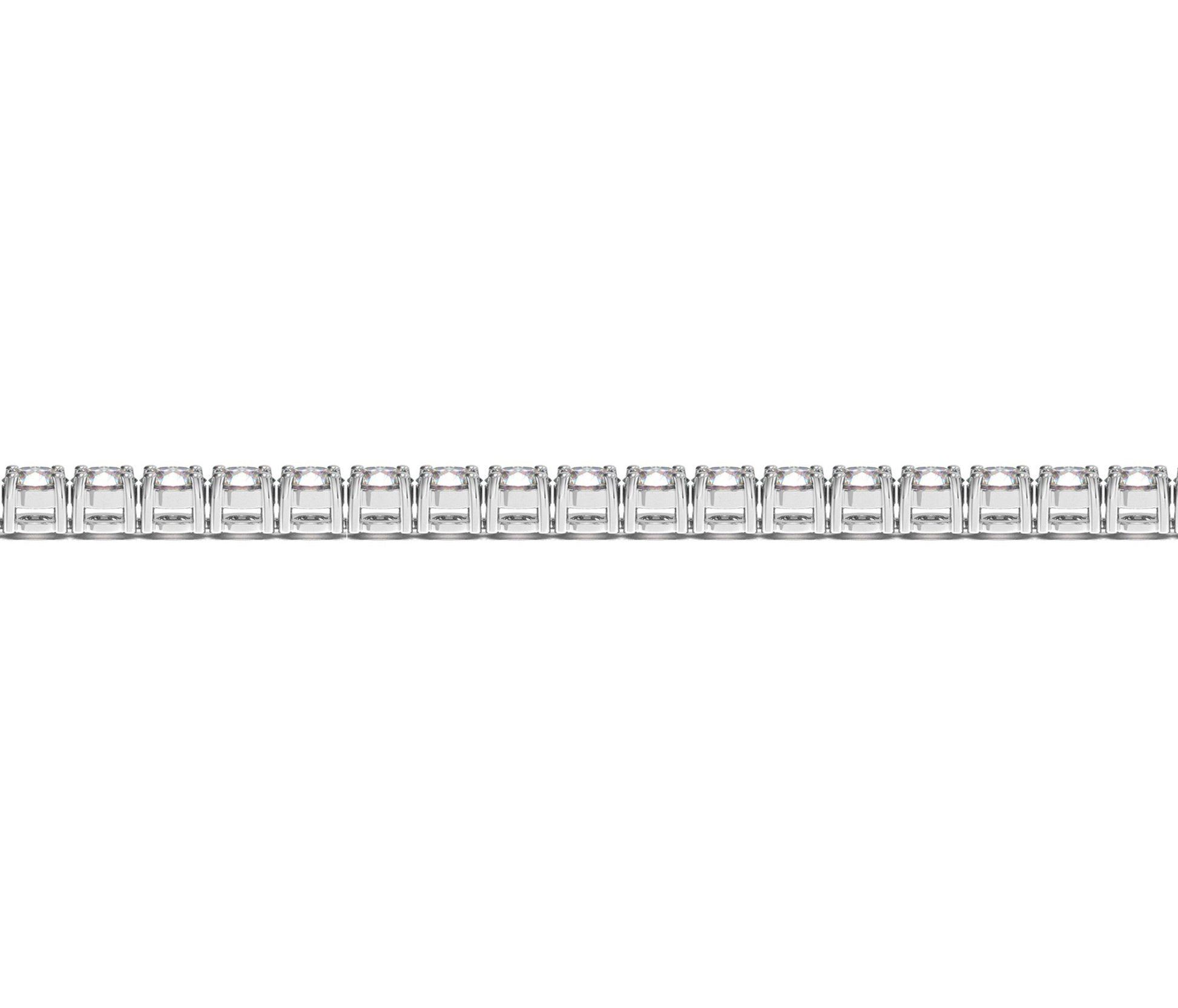 Lab Grown Round Diamond Tennis Bracelet in 14k White Gold (7 cctw F/G VS2/SI1)-Teresa&#39;s Fashionista LLC