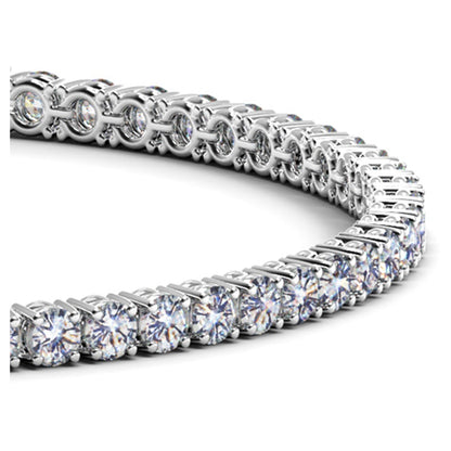 Lab Grown Round Diamond Tennis Bracelet in 14k White Gold (5 cctw F/G VS2/SI1)-Teresa&#39;s Fashionista LLC