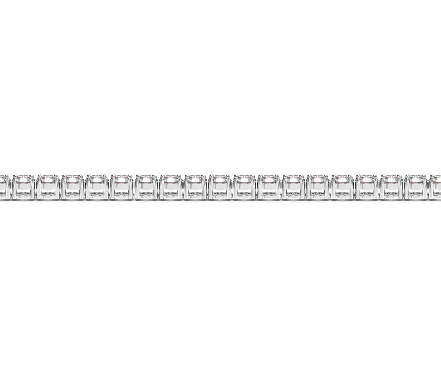 Lab Grown Round Diamond Tennis Bracelet in 14k White Gold (5 cctw F/G VS2/SI1)-Teresa&#39;s Fashionista LLC