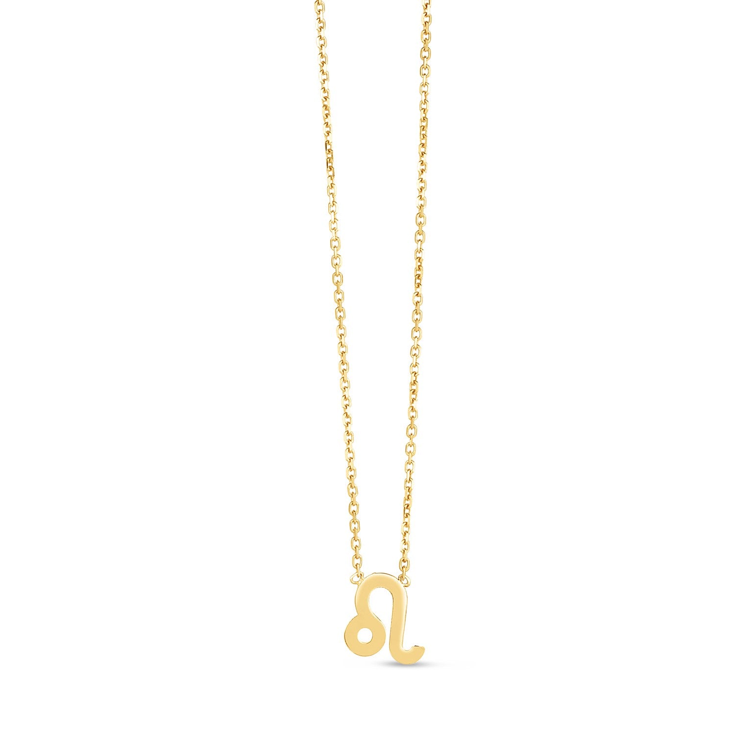 14K Yellow Gold Leo Necklace-Teresa&#39;s Fashionista LLC