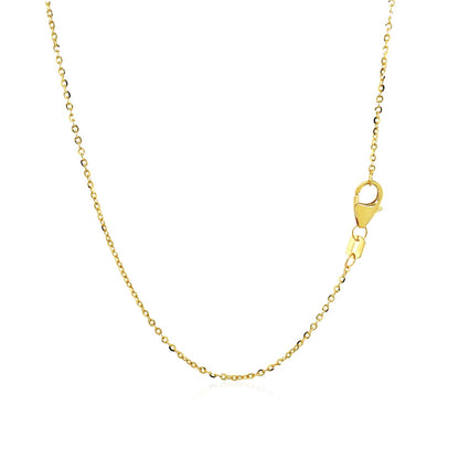 14k Yellow Gold Double-Strand Chain Necklace with Puff Moon and Star-Teresa&#39;s Fashionista LLC