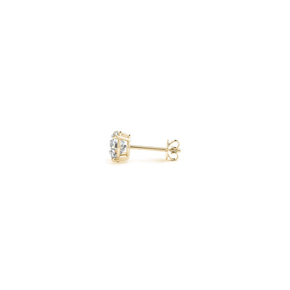 1/2 cttw Lab Grown Round Diamond Stud Earrings 14k Yellow Gold (G/VS2)-Teresa&#39;s Fashionista LLC