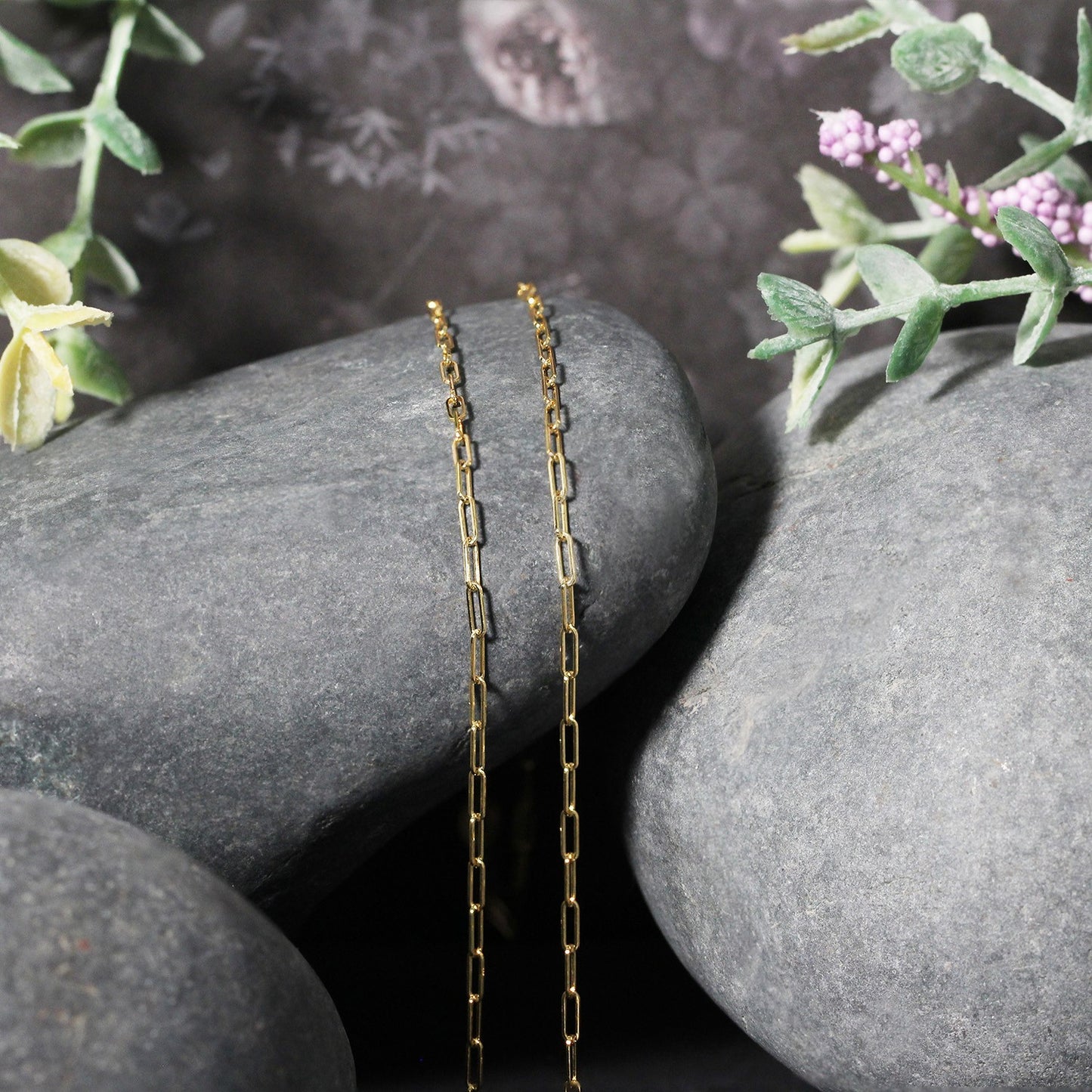 14K Yellow Gold Fine Paperclip Chain (1.5mm)-Teresa&#39;s Fashionista LLC