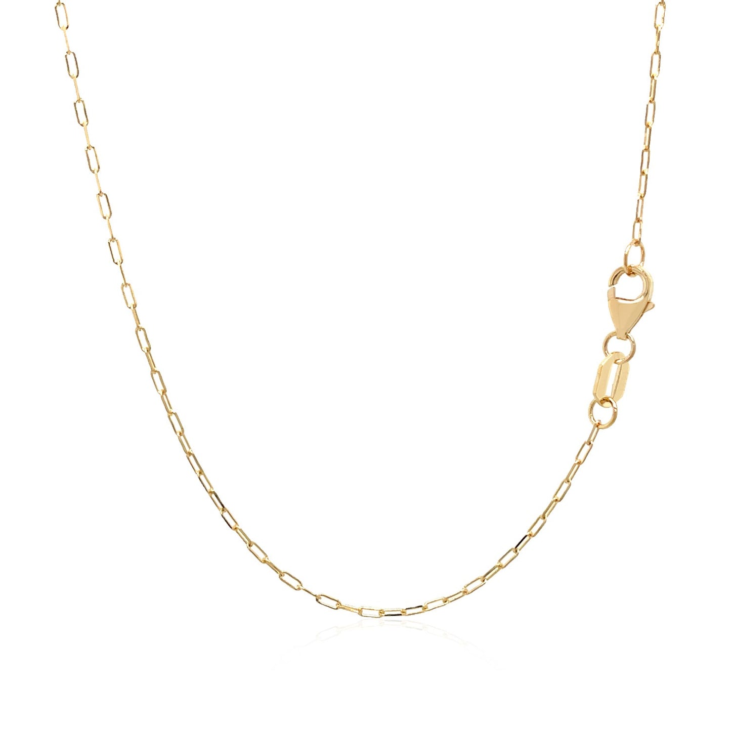 14k Yellow Gold 18 inch Necklace with Polished Butterflies and Beads-Teresa&#39;s Fashionista LLC