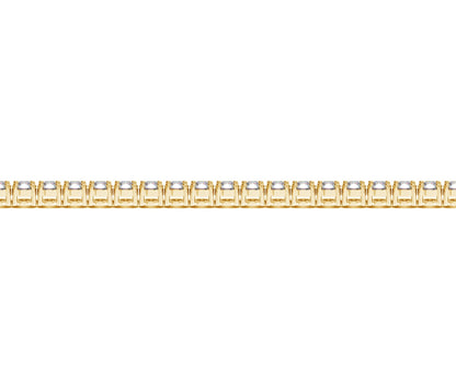 Lab Grown Round Diamond Tennis Bracelet in 14k Yellow Gold (5 cctw F/G VS2/SI1)-Teresa&#39;s Fashionista LLC