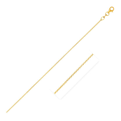 Double Extendable Cable Chain in 14k Yellow Gold (1.0mm)-Teresa&#39;s Fashionista LLC