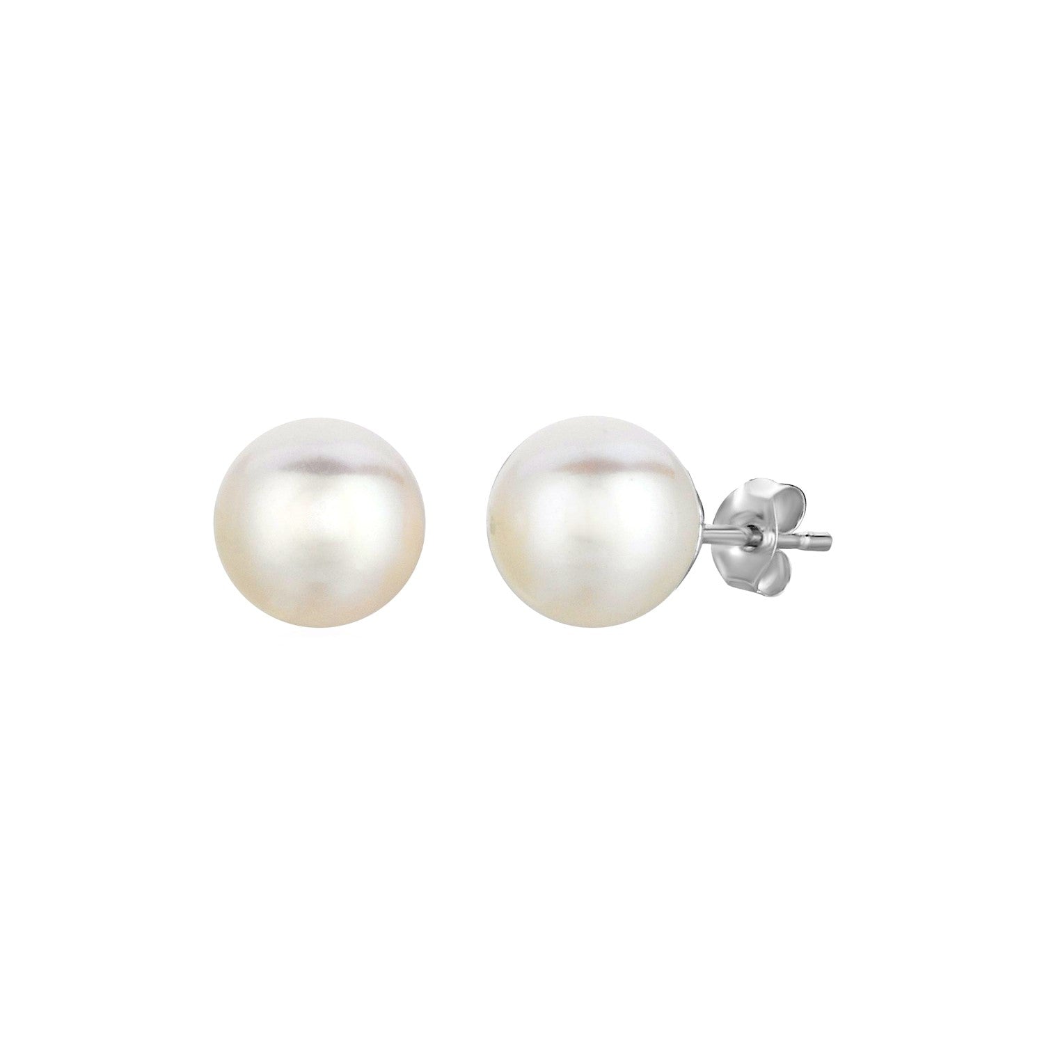 Freshwater Pearl Earrings in Sterling Silver-Teresa&#39;s Fashionista LLC