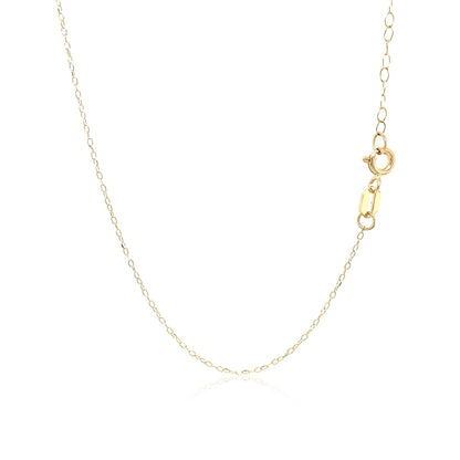 14k Yellow Gold Necklace with Dog Paw Print Symbol in Mother of Pearl-Teresa&#39;s Fashionista LLC