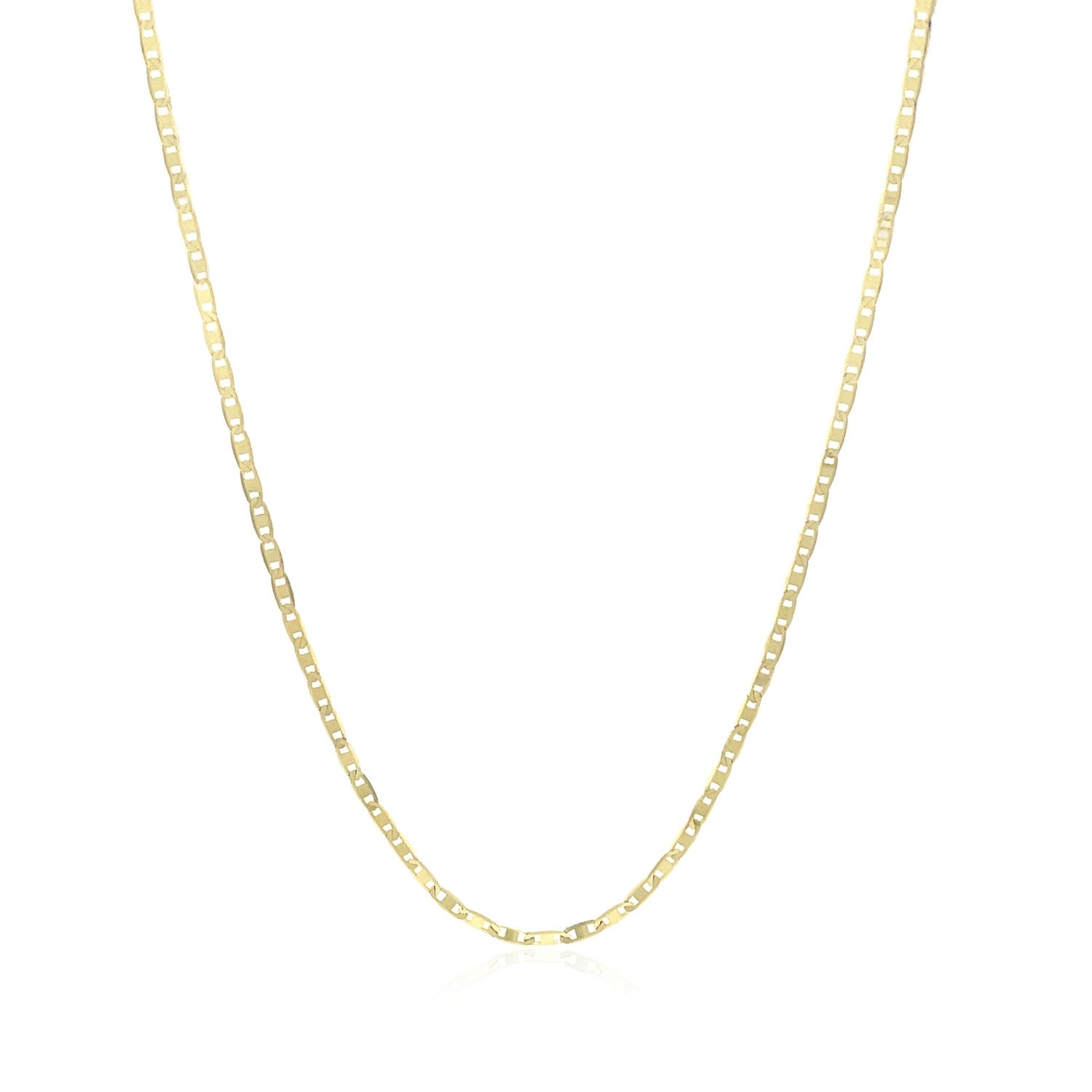 10k Yellow Gold Mariner Link Chain 1.2mm-Teresa&#39;s Fashionista LLC