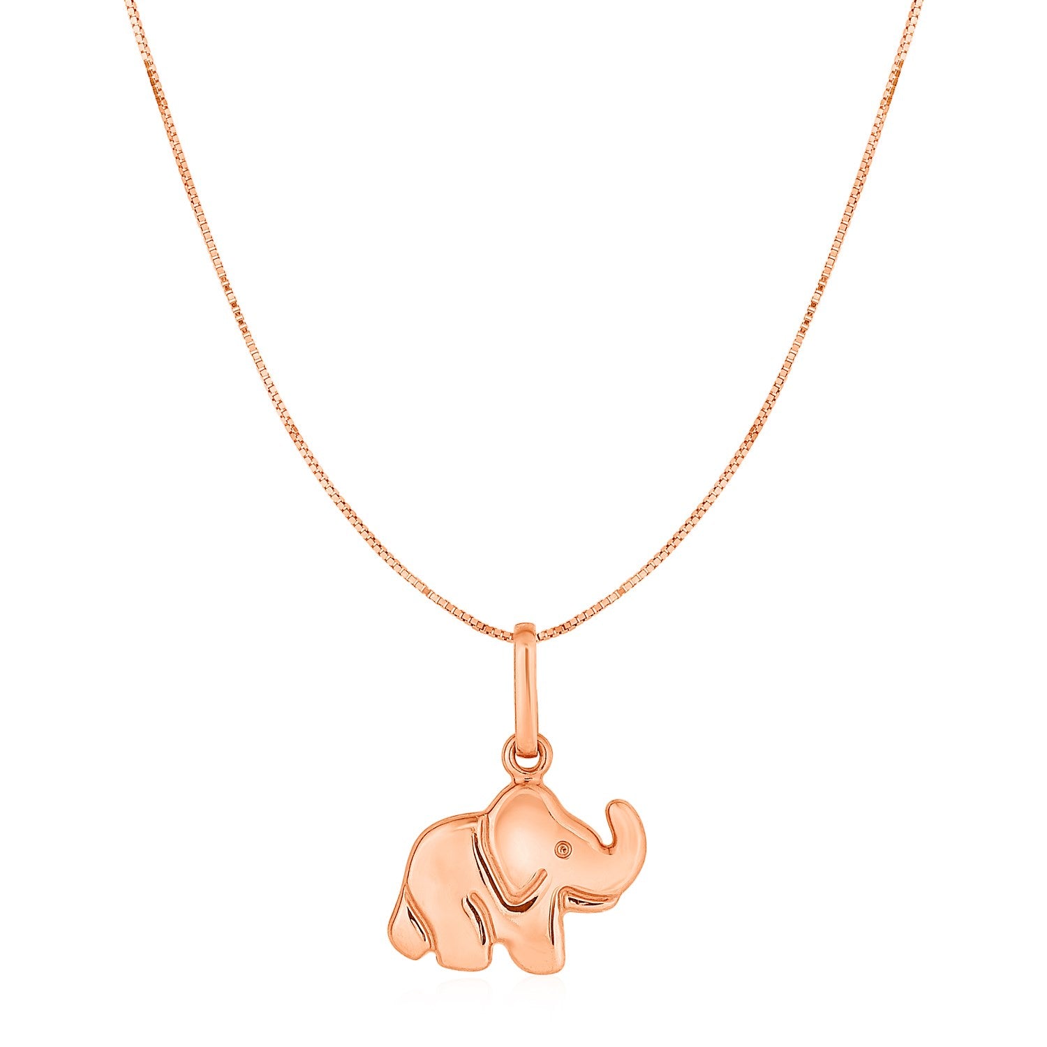 Elephant Pendant in 10k Rose Gold-Teresa&#39;s Fashionista LLC