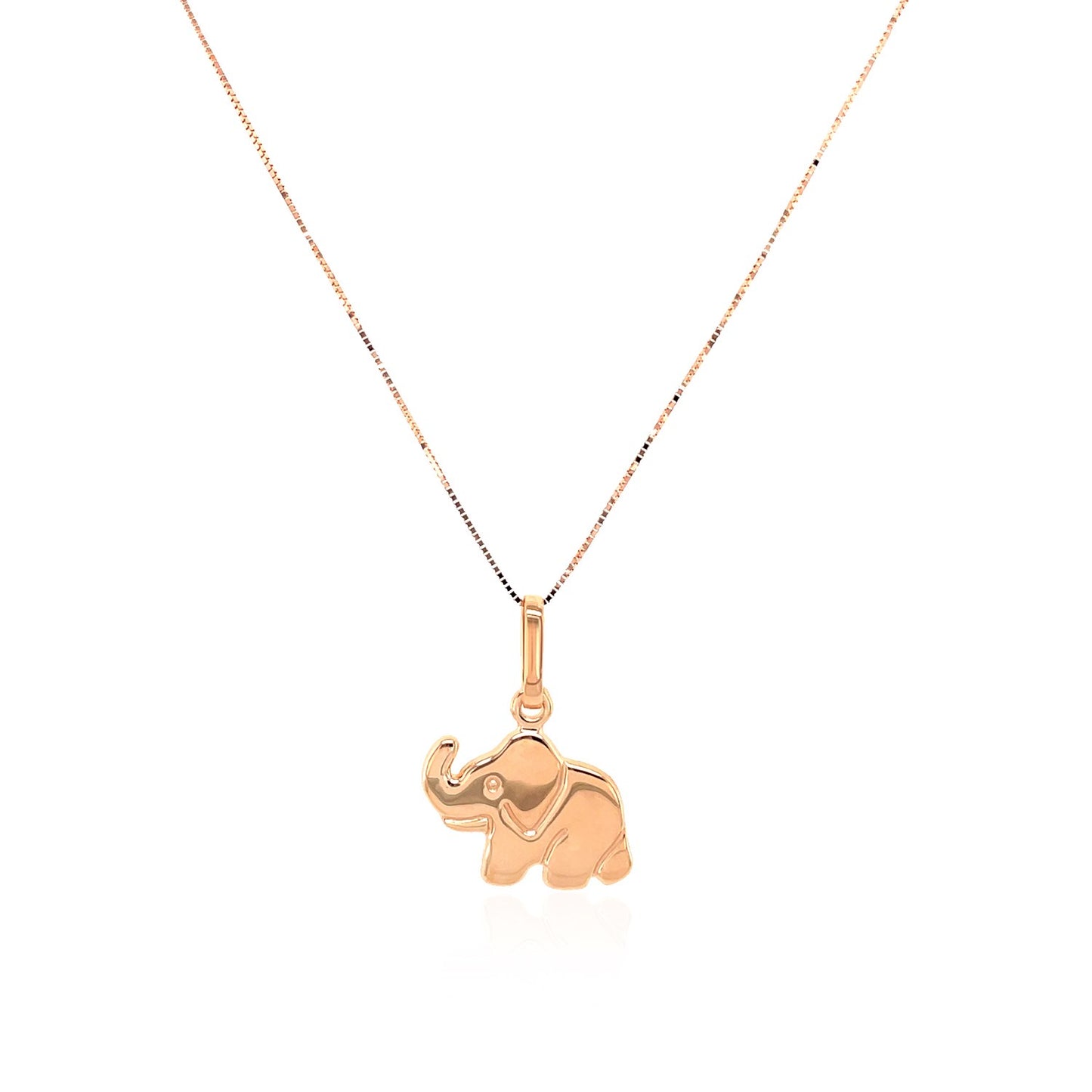 Elephant Pendant in 10k Rose Gold-Teresa&#39;s Fashionista LLC