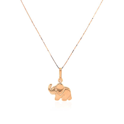 Elephant Pendant in 10k Rose Gold-Teresa&#39;s Fashionista LLC