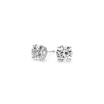 2 cttw Certified IGI Lab Grown Round Diamond Stud Earrings 14k White Gold (G/VS2)-Teresa&#39;s Fashionista LLC