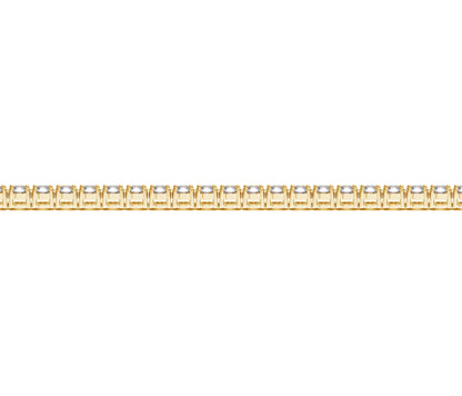 Lab Grown Round Diamond Tennis Bracelet in 14k Yellow Gold (4 cctw F/G VS2/SI1)-Teresa&#39;s Fashionista LLC