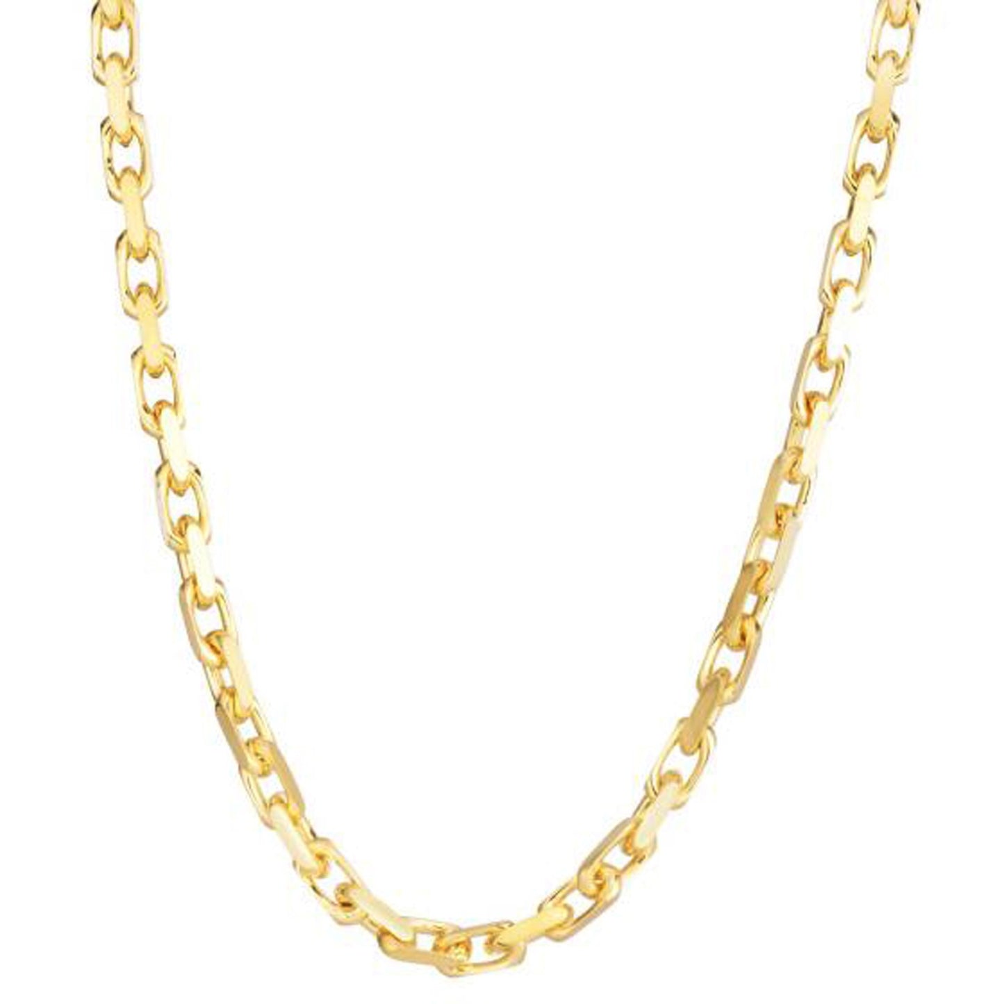 14k Yellow Gold French Cable Link Chain 4.8 mm-Teresa&#39;s Fashionista LLC