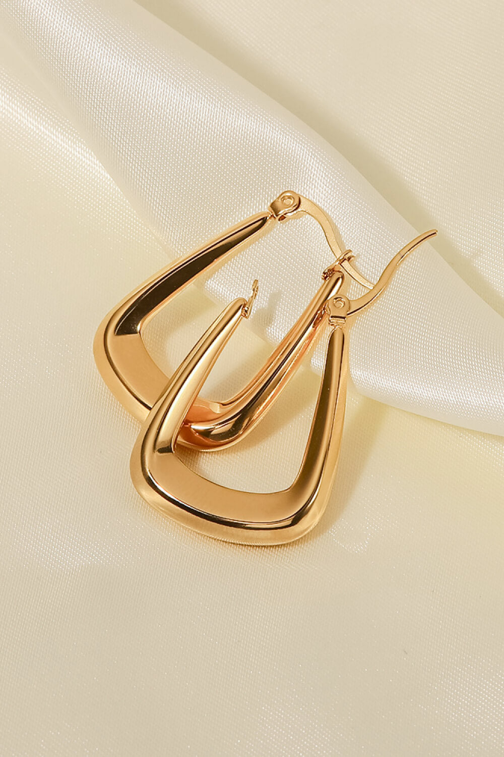 18K Gold-Plated Geometric Earrings-Teresa&#39;s Fashionista LLC