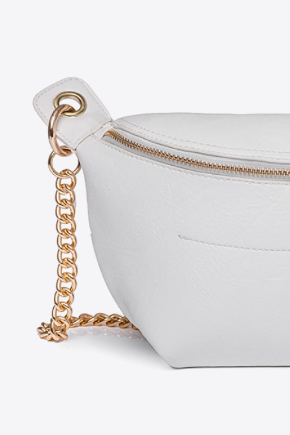 PU Leather Chain Strap Crossbody Bag-Teresa&#39;s Fashionista LLC