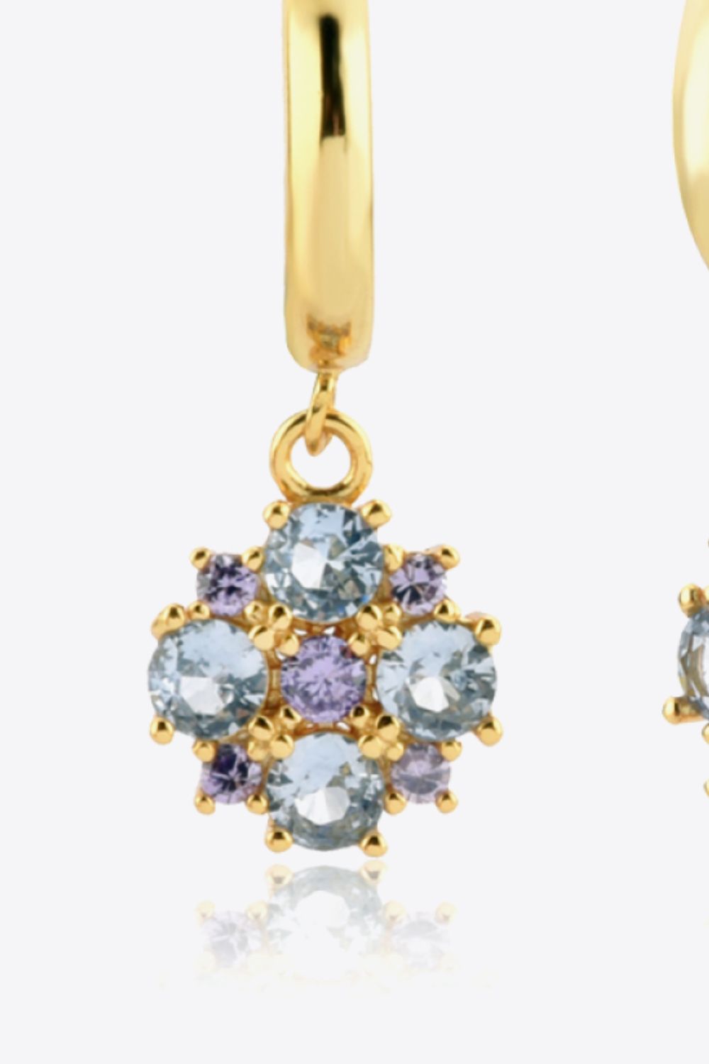 Inlaid Zircon 925 Sterling Silver Drop Earrings-Teresa&#39;s Fashionista LLC