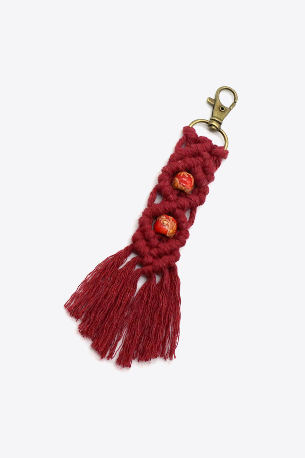 Assorted 4-Pack Handmade Macrame Fringe Keychain-Teresa&#39;s Fashionista LLC