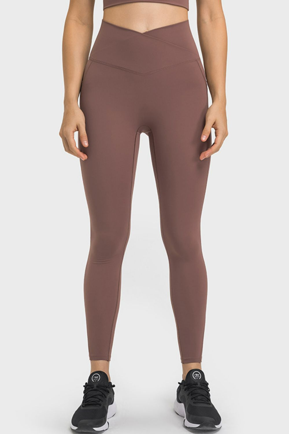 V-Waist Yoga Leggings with Pockets-Teresa&#39;s Fashionista LLC