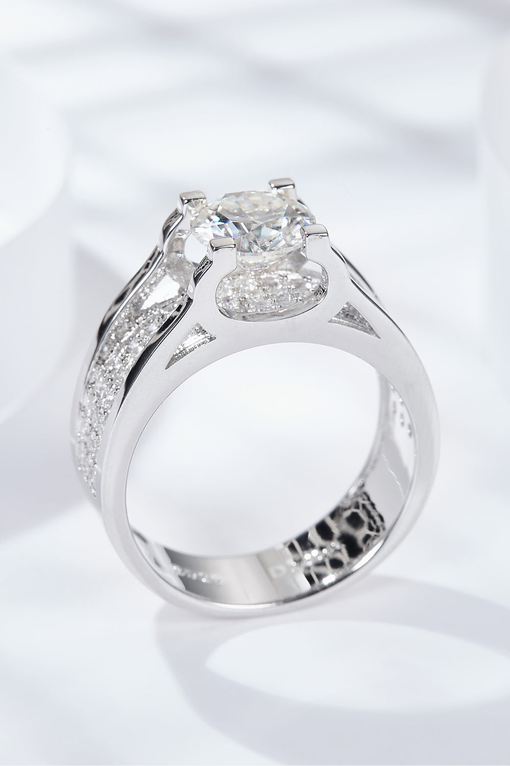 Made To Shine 1 Carat Moissanite Ring-Teresa&#39;s Fashionista LLC