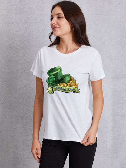 ST. PATRICK'S DAY Round Neck T-Shirt-Teresa&#39;s Fashionista LLC