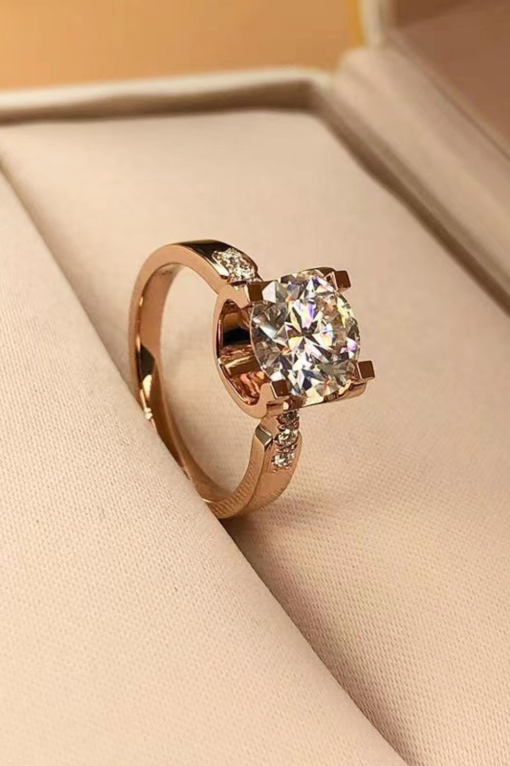 1 Carat Moissanite Ring-Teresa&#39;s Fashionista LLC