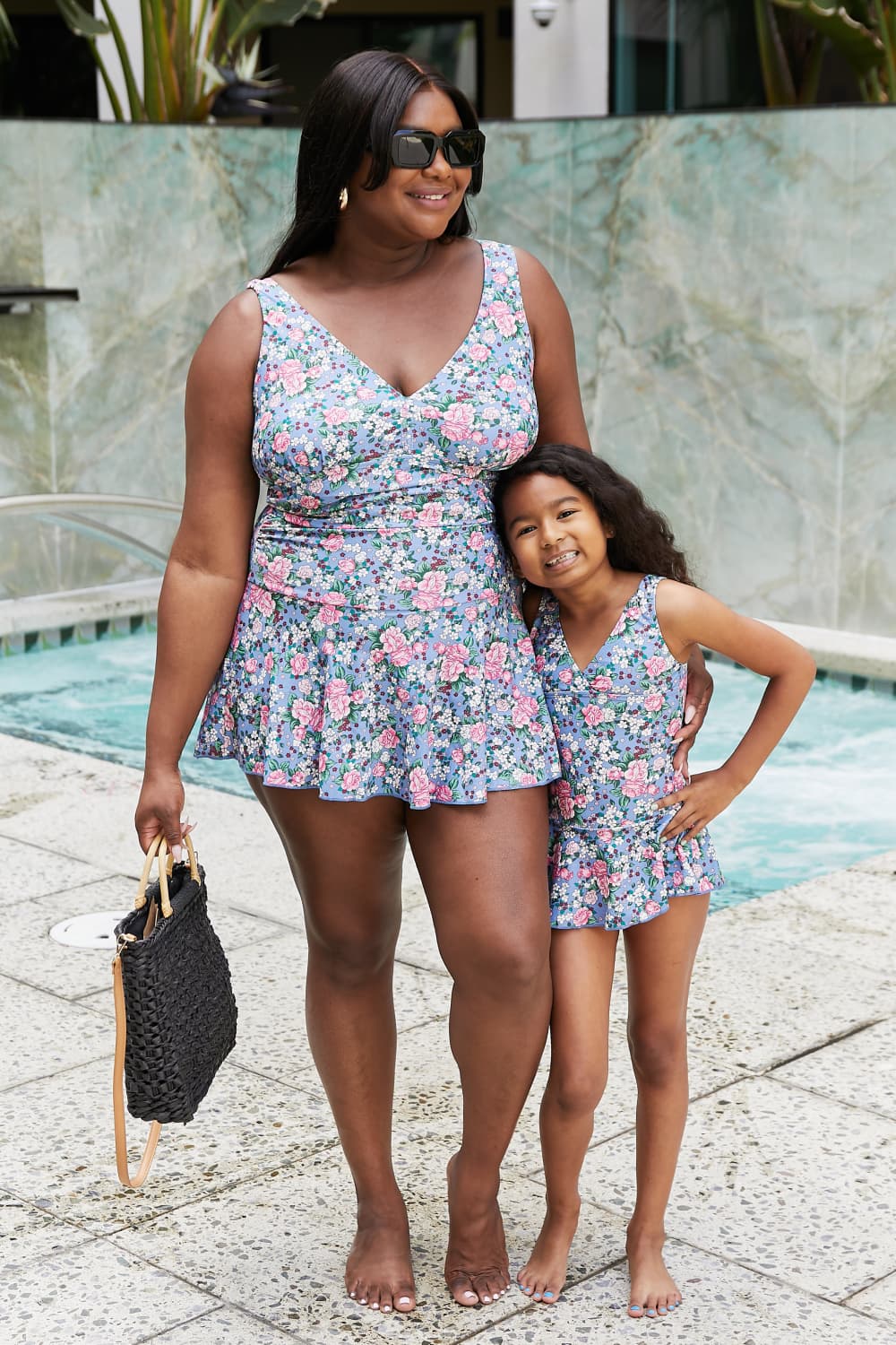 Marina West Swim Full Size Clear Waters Swim Dress in Rose Sky-Teresa&#39;s Fashionista LLC