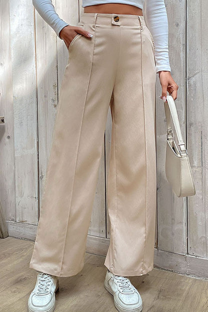 Center Seam Wide Leg Pants-Teresa&#39;s Fashionista LLC